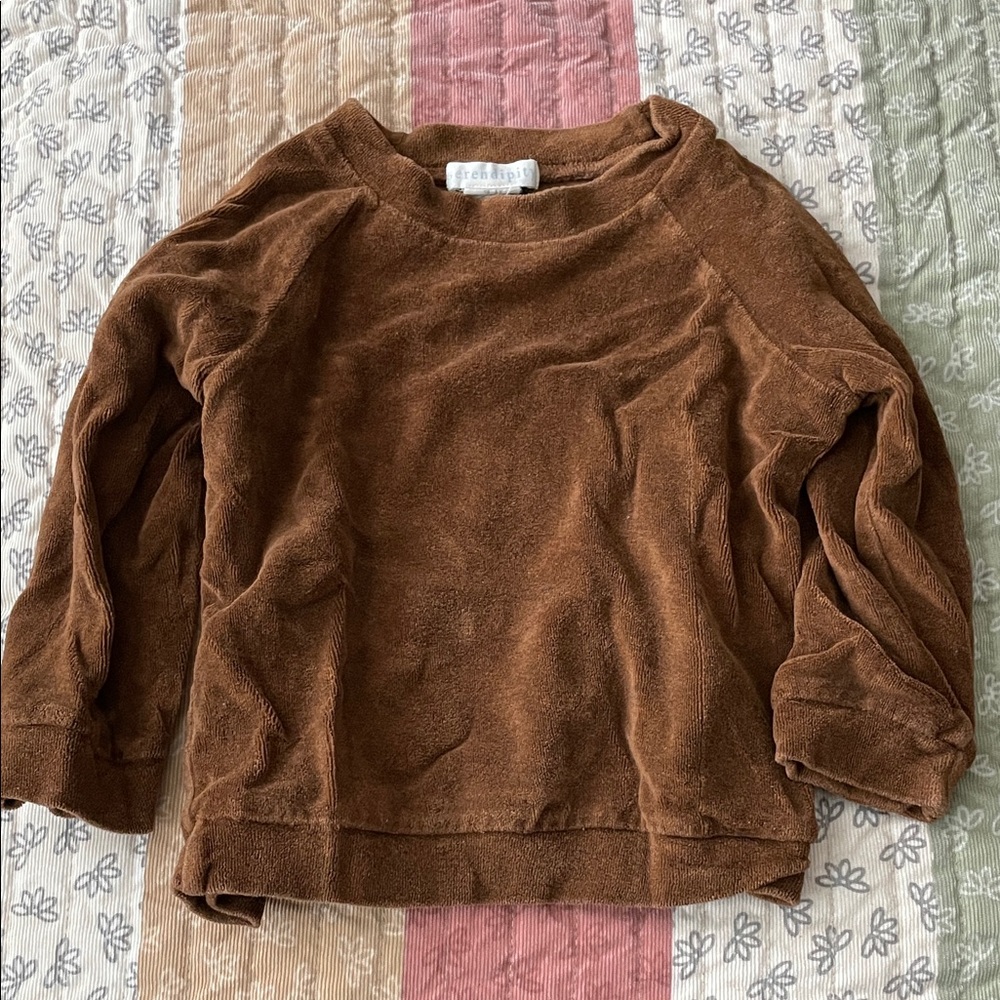 Serendipity Organics Velour Sweatshirt